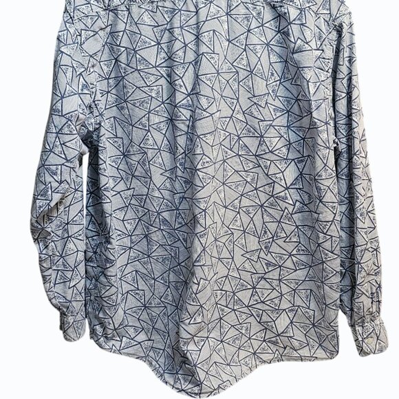 Vtg 90s Guess Jeans Button Up L/S Men's Shirt Georges Marciano USA Size 3 SPOT - Picture 5 of 11